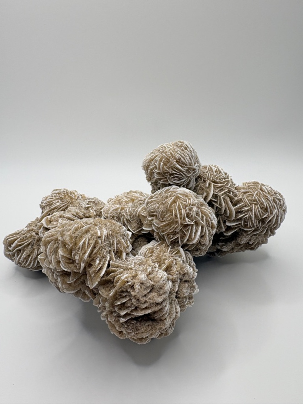 Desert Rose Crystal Decor Selenite Gypsum Neutral Boho Piece - Picture 3 of 4